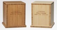 Biodegradable, Eco-friendly Bambo Adult Funeral Cremation Urn