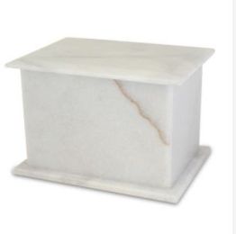 Cisco White Stone Urn 200 Cu. In.