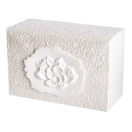 Bio Box Paper Style Q Urn With White Front Decoration