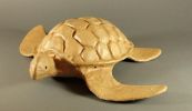 Natural Biodegradable Paper Turtle Urn, Hand Crafted Cremation  202 Cu. In. Urn