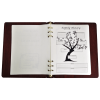 Funeral Guest Book Wooden Binder With Family Photo Option