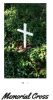 Memorial Cross Marker Resin