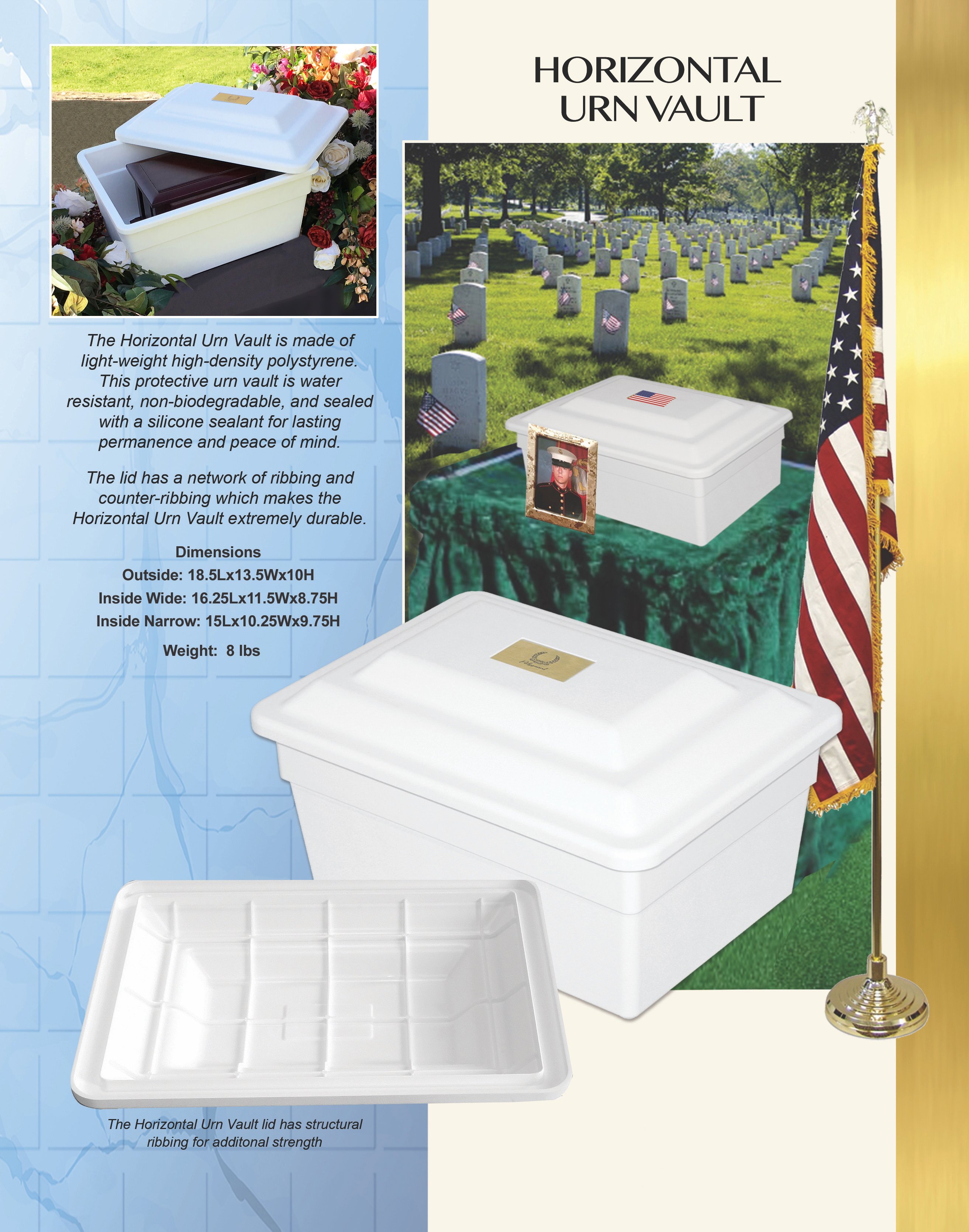 Horizontal Urn Vault