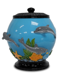 Fish Bowl Resin Adult Cremation Urn