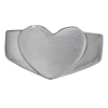 Cremation Jewelry Premium Stainless Steel Bold Heart Ring 1 Metal