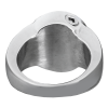 Cremation Jewelry Stainless Steel Round Ring 1 Metal