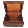 Pet Cremation Wood Memory Chest Wood Box Dog Urn w/Photo Window- Small