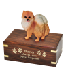Pet Cremation Rosewood Urn Pomeranian-Red