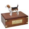Dog Wood Cremation Urn Beagle  4 Sizes Available