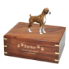 Dog Creation Wood Urn Boxer Brindle Uncropped  4 Sizes