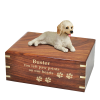 Labradoodle Dog Wood Cremation Urn  4 Sizes