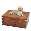 Labradoodle Dog Wood Cremation Urn  4 Sizes