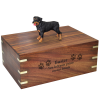 Pet Cremation Rosewood Urn Rottweiler