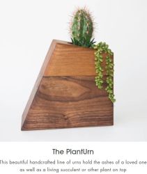 The Wooden PlantUrn - 3 Sizes