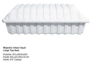 Majestic Top-seal Infant Vault Large