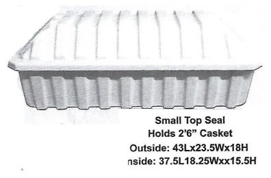 Majestic Top Seal Small Infant Vault 2'6"