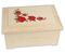 Red Roses Inlay Wood Urn/Memory Box Option Adult