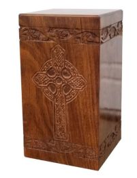 Windsor Cross Walnut Cremation Urn 230 Cu. In.