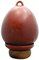 Biridhouse Scattering Urn Ceramic Egg In Red Oxide
