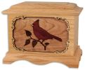 A Cardinal Bird Cremation Urn 230 Cu. In.