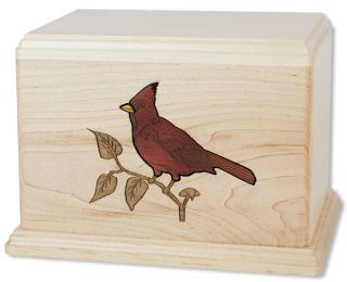 The Cardinal Wood Cremation Urn 200 Cu. In.