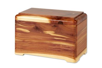 Cedar Wood Pet Cremation Urn 50 Cu.in.