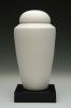 Handcrafted Ceramic Cremation Urn with Custom Photo