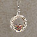 Celebration of Life Heart Pendant Urn