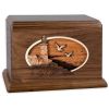 Companion Cremation urn Beach Wood Inlay Art Form 400 CU. In.