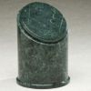 Crown Slant Green Top Marble Cremation Urn 230 Cu In