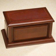 Cunningham Companion Cherry Wood Cremation Urn 410 Cubic Inches