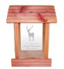 Deer Hunter Bird Feeder Memorial Gift