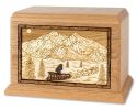 Alaskan Dogsled Cremation Urn  230 Cu. In.