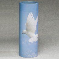 Scattering Tube Eco Urn - Dove Large