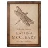 Dragonfly Wall Mounted Cremation Wood Urn Plaque 237 Cu In
