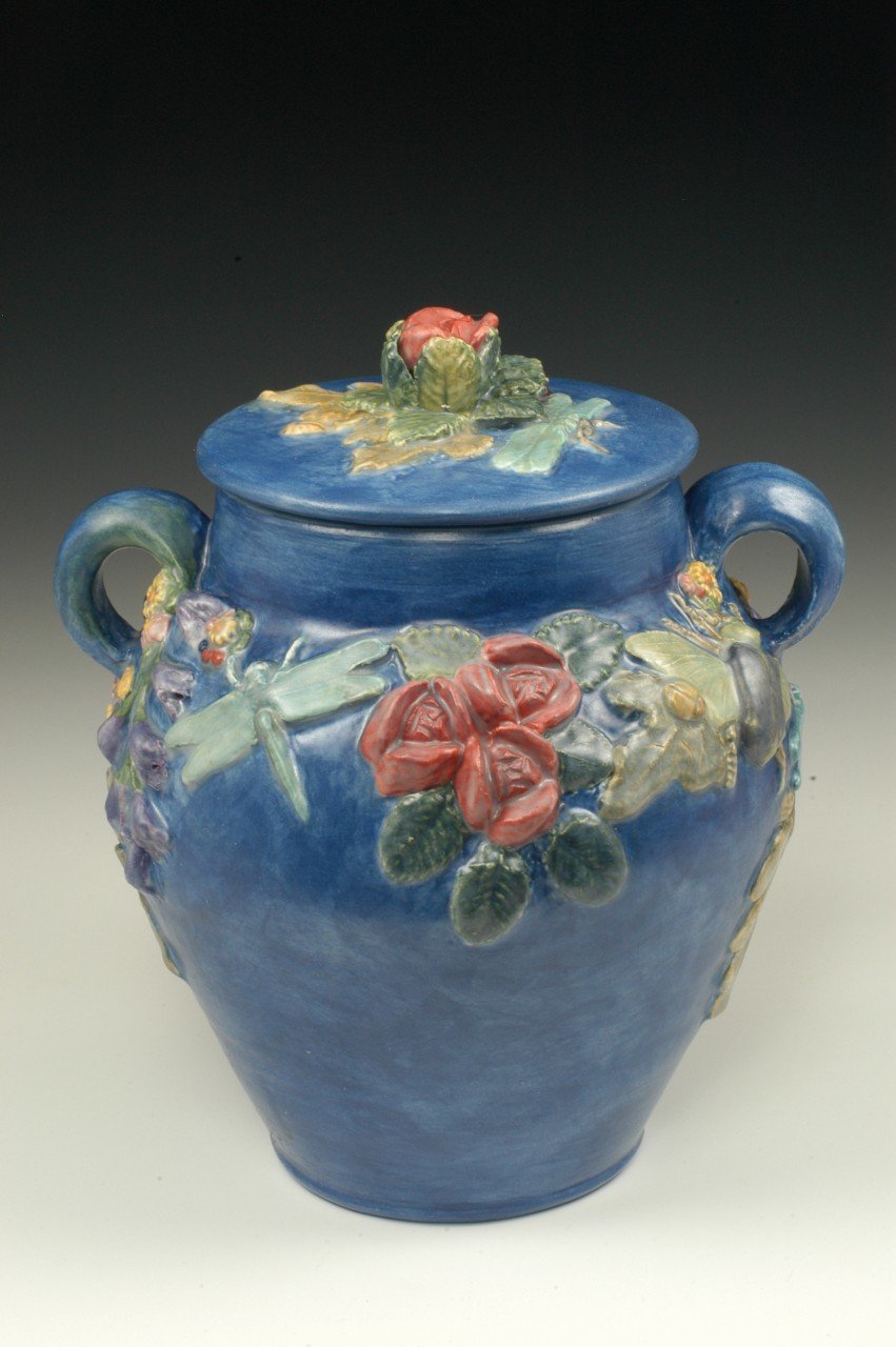 The Garden Theme Handmade Ceramic Urn