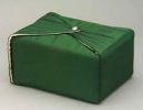 Hunter Green Silk Cremation Urn  TSA Approved 220 Cu In