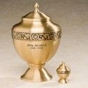 Golden Chalice  Adult Cremation Urn  210 cubic inches