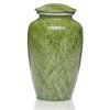 The Artisan Green Metal Cremation Urn in 200 & 3 Cu. In.