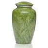 The Artisan Green Metal Cremation Urn in 200 & 3 Cu. In.