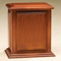 Hampton Maple Urn with Cherry Walnut Finish Urn 200 Cu In