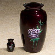 Single Red Rose Keepsake 3 Cu In