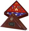 Heritage Military Flag Case With Medallion & Free Personalization