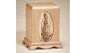 Our Lady of Guadalupe Walnut Urn 200 Cu In  Temp. Out Of Stock