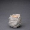 Luminous Tea light Candle Ceramic Keepsake Urn in Craquelure 29 CU. In.