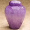 Violet Moonlit Hand-Blown Glass Cremation Urn 220 cu.in.