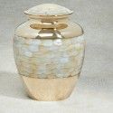 Mother of Pearl Adult Cremation Urn 200 Cu In