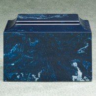 Navy Blue Simulated Marble Majesty 210 Cu In