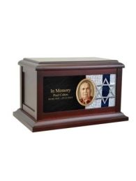 The Jewish Star Life Treasured Adult Cremation Urn