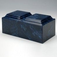 Majesty Companion Navy Cremation Urn 410 cubic Inches.